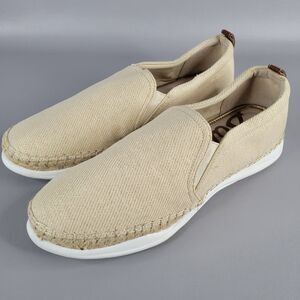 Sam Edelman Kassie Espadrilles Womens Size 10 M Slip-On Natural metallic weave